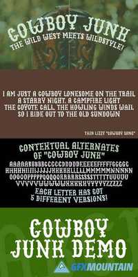 Cowboy Junk Font