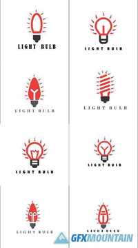 Lightbulb Symbol Logo