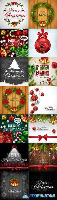 Christmas Greeting Cards and Backgrounds