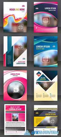 Flyer Brochure, Cover Layout Design Print Template