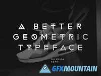 Ohmega Sans Geomtric Typeface