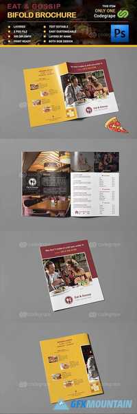 Eat & Gossip Bifold Brochure 7897