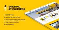 Building Structures PSD Template 7185