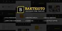 Baktigoto - Responsive Resume & Portfolio HTML5 Template 6741