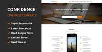 Confidence - OnePage HTML5 Template 7013