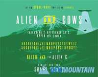 Aliens And Cows Font
