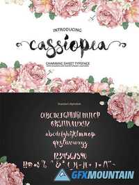 Cassiopea Brush Font