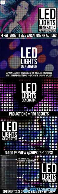 Led Lights Generator PS Actions