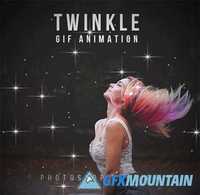 Twinkle Gif Animation Photoshop Action - 19268216