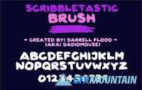 Scribbletastic Brush font