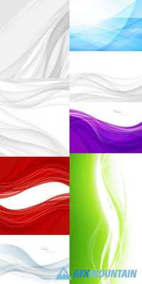 Abstract Backgrounds with Waves
