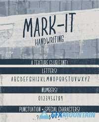 Mark-It handwritten font