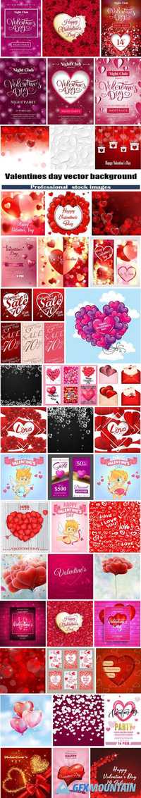 Valentines day vector background #2