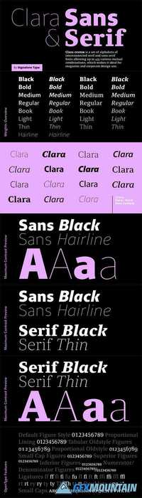 Clara Sans Font Family