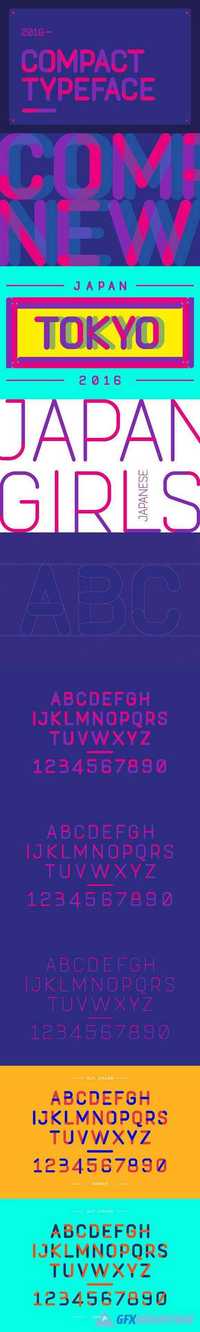 Compact Typeface 