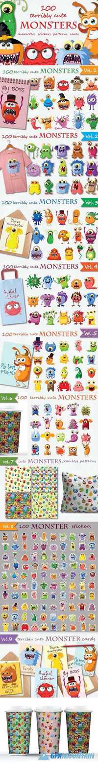 100 terribly cute MONSTERS 1215285