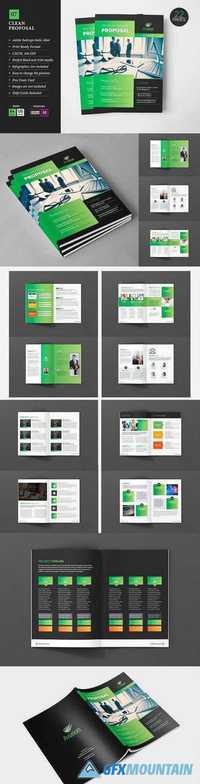 Clean Business Proposal Template 07 963173