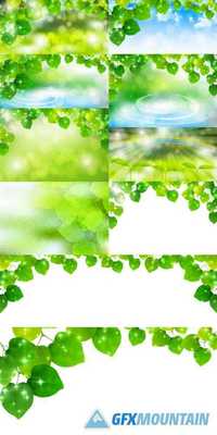 Green Leaves - Nature Background