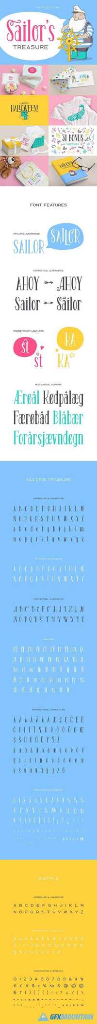 Sailor's Treasure - Font Duo