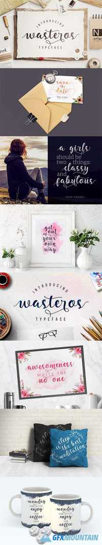 Wasteros Typeface