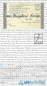 1890 Register's Script 
