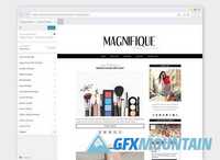 WordPress Blog Theme Magnifique 826165