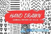 Hand Drawn Pattern Set Vol.01 1256151