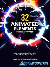 Graphicriver 32 Animated Effects Action 19497071