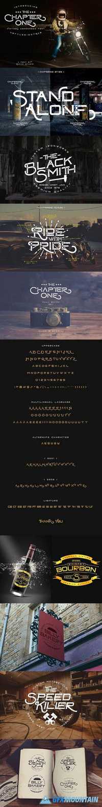 ChapterOne - 4 Font Styles+Extras 1279468