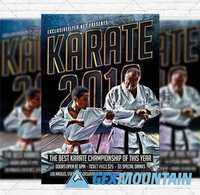 Karate Tournament - Flyer Template + Instagram Size Flyer