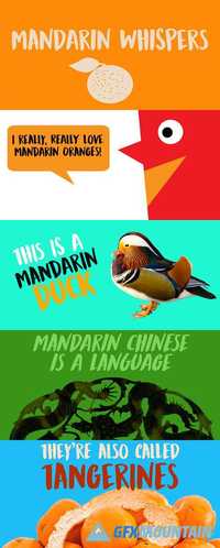 Mandarin Whispers font family