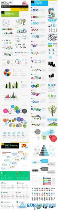 Clean Infographics Pack 3 in 1 6162998
