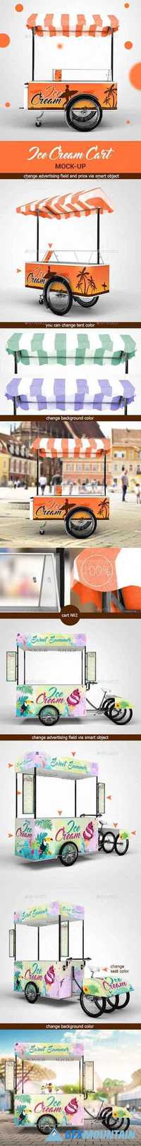 Ice Cream Cart Mock-Up 17215731