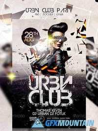 Urban Club Party Flyer 8566858