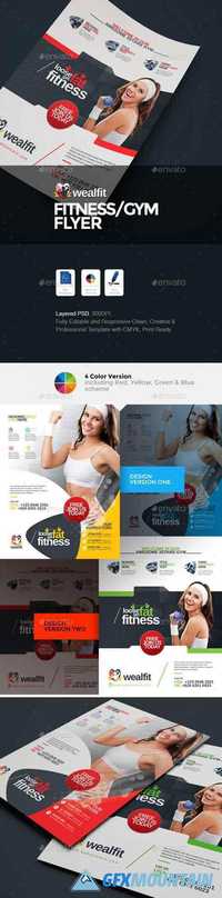 WealFit Fitness - Gym Flyer 10065074