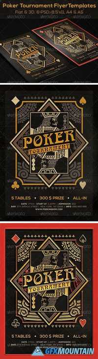 Poker Magazine Ad, Poster or Flyer – Flat & 3D 6238434