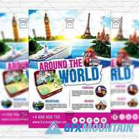Around the World - Flyer Template