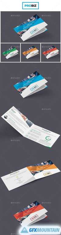 ProBiz - Business and Corporate Brochure Bi-Fold A5 Horizontal 19131278