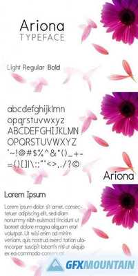 Ariona Font Family 1323577