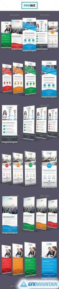 ProBiz – Business and Corporate Roll Up Banners 19314456