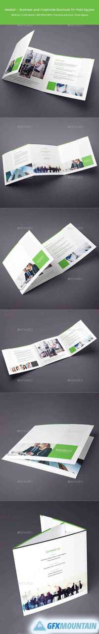 Maskot – Business and Corporate Brochure Tri-Fold Square 16999327