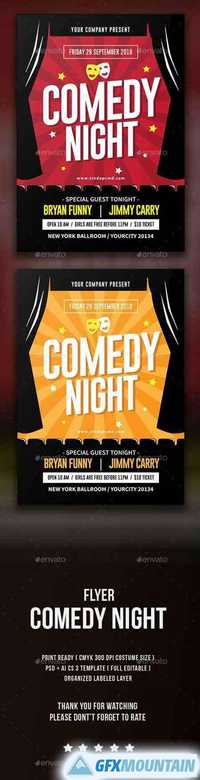 Comedy Night Flyer 15753696
