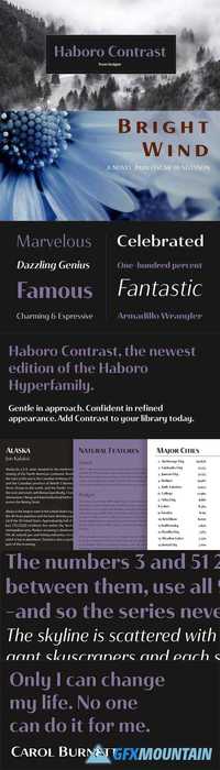 Haboro Contrast Font Family