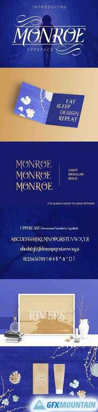 Monroe Font Family NEW 1323520