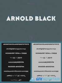 Arnold Black Font 