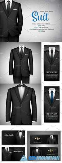Realistic Male Suit Set 1354521