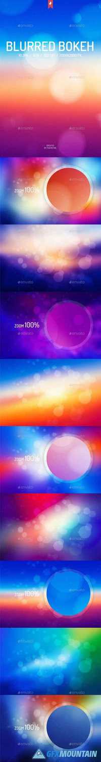 Colorful Blurred Bokeh Backgrounds 13523569