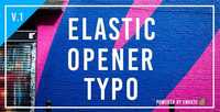 Elastic Opener Typography 19598966