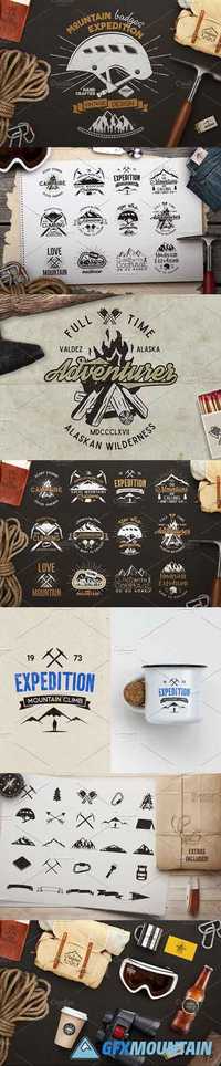 Mountain Expedition Badges 1282484