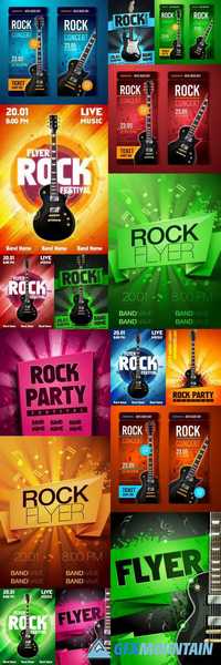 Rock  Festival Flyers and Tickets